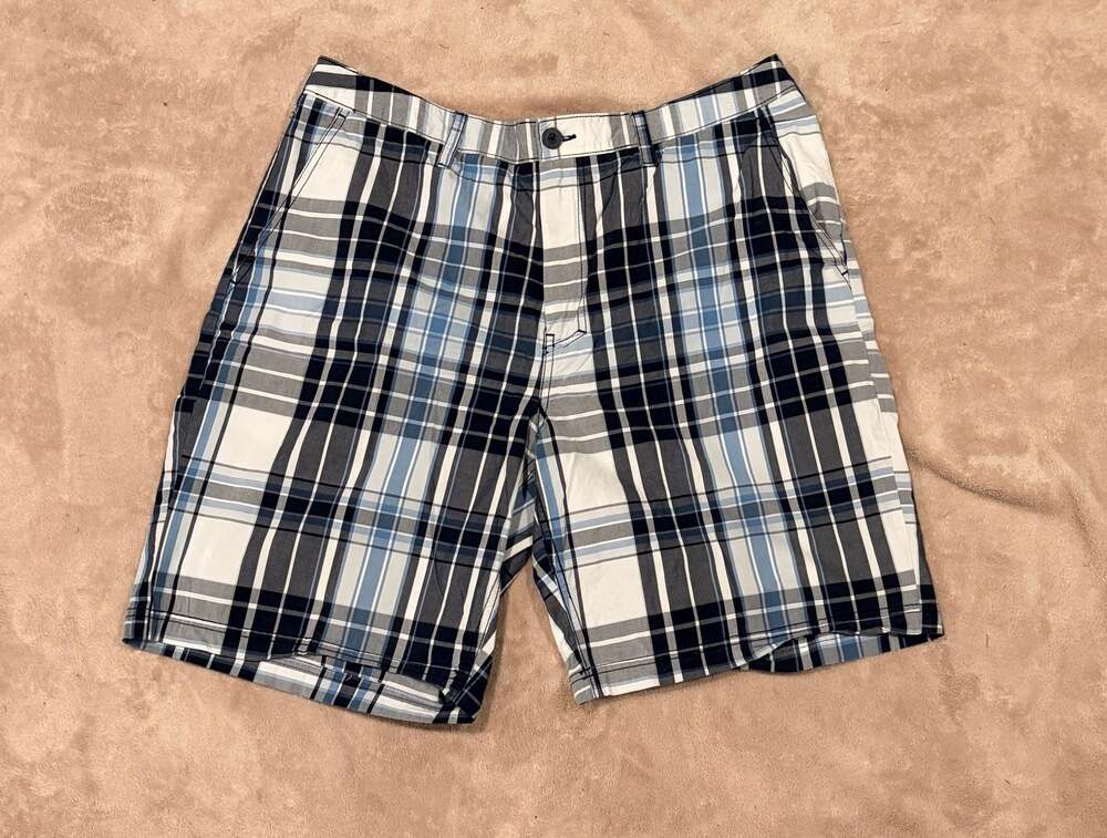 Croft & Barrow Plaid Cotton Shorts